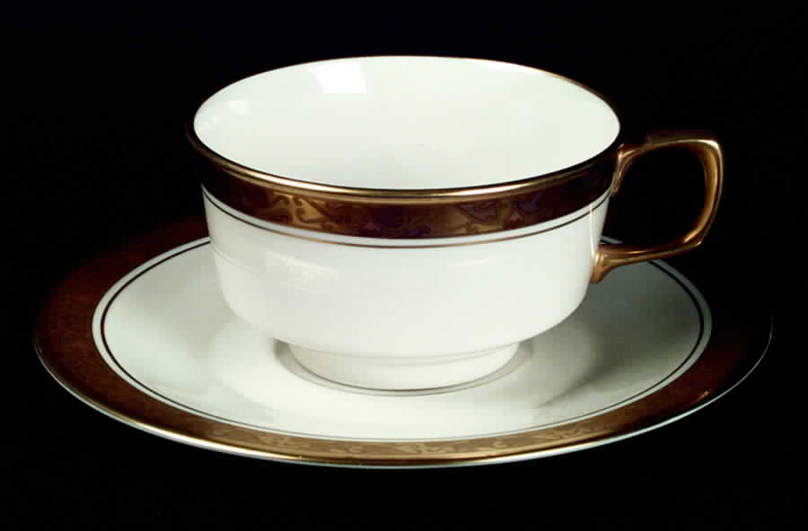 Kasmir Flat Cup & Saucer Set by Franciscan-1