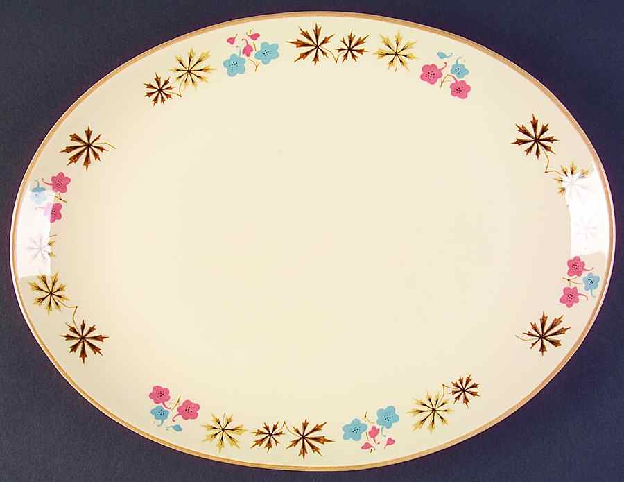Larkspur 13" Oval Serving Platter by Franciscan-1