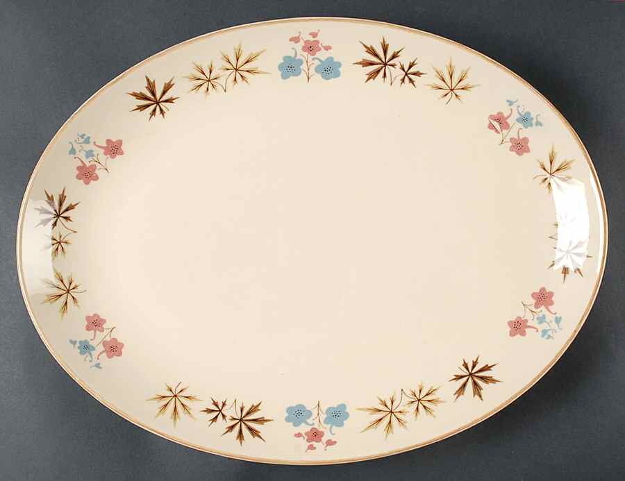 Larkspur 16" Oval Serving Platter by Franciscan-1