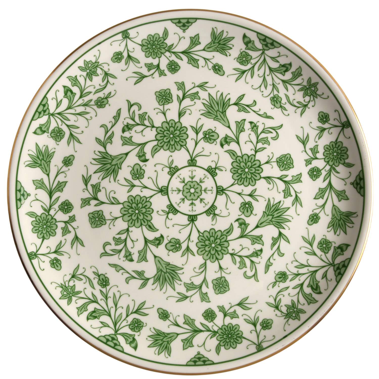 Lorraine Green 13" Chop Plate (Round Platter) by Franciscan-1