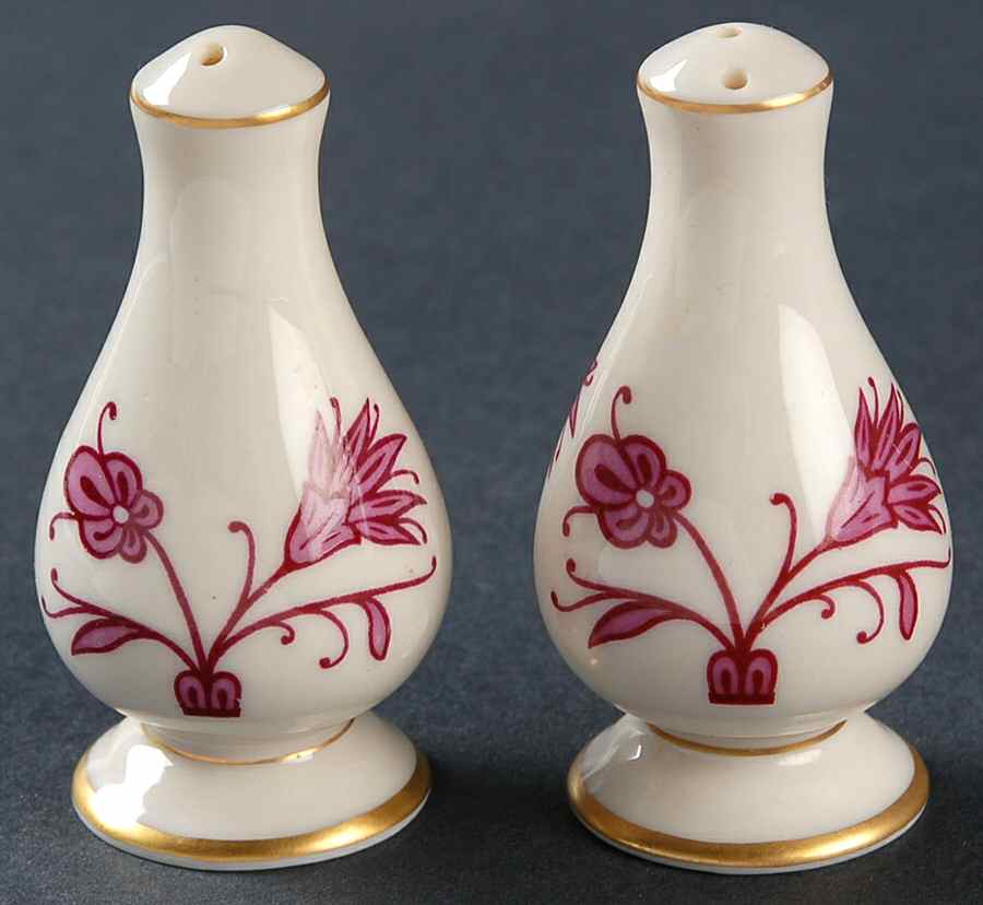 Lorraine Maroon Salt & Pepper Set by Franciscan-1