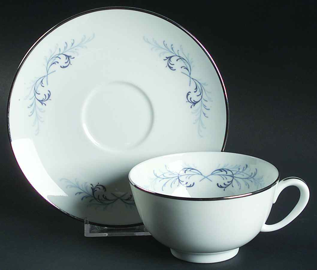 Lucerne Footed Cup & Saucer Set by Franciscan-1