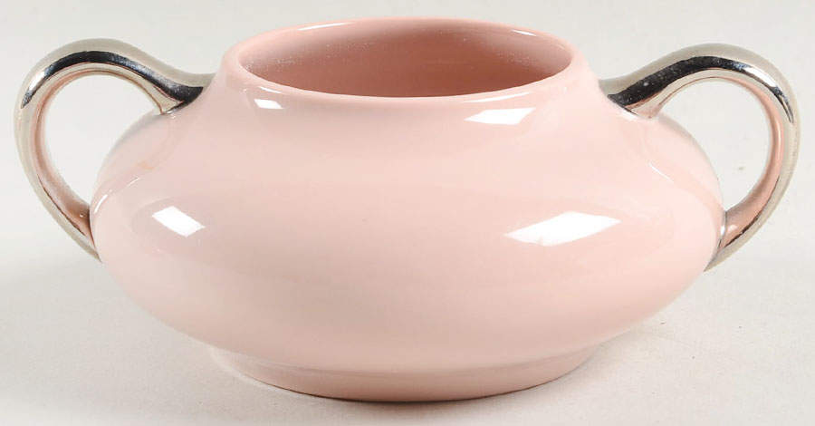 Magnolia (Platinum Trim) Sugar Bowl No Lid by Franciscan-1