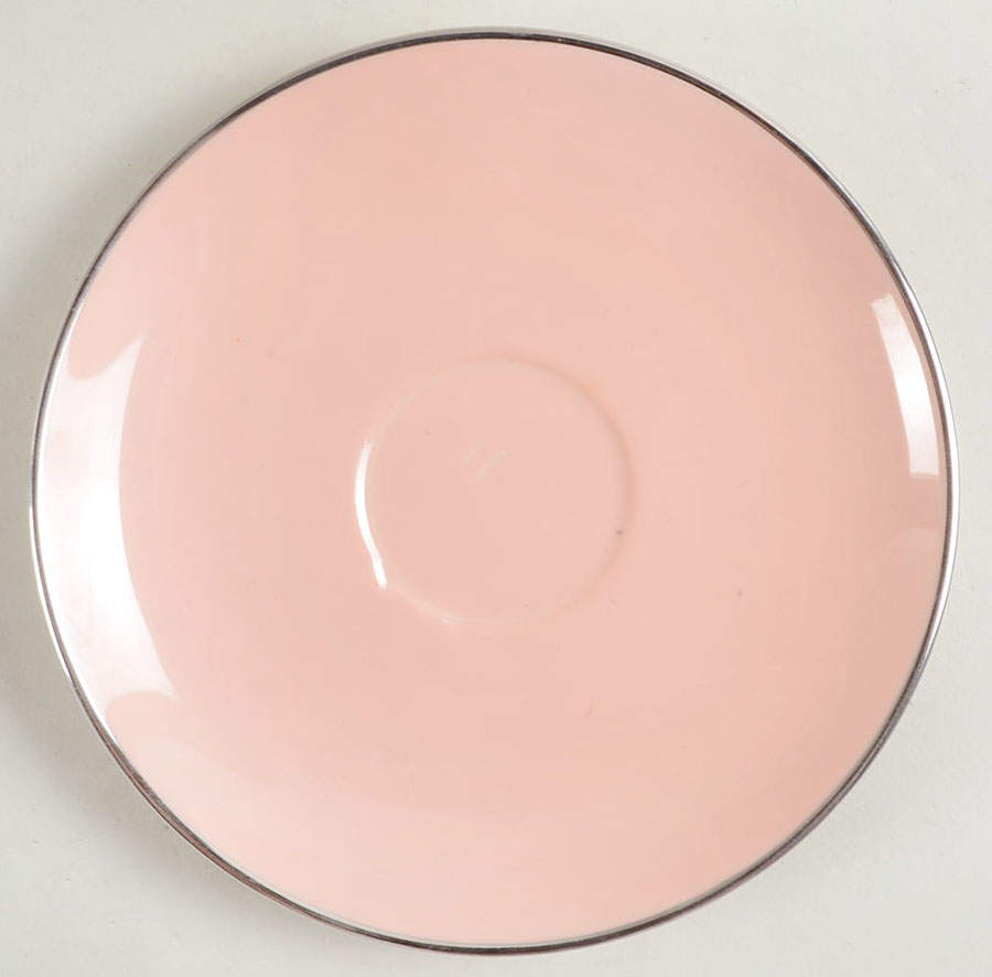 Magnolia (Platinum Trim) Saucer by Franciscan-1