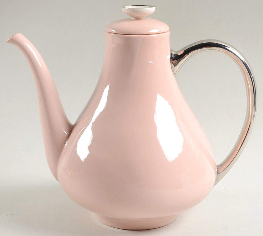 Magnolia (Platinum Trim) Coffee Pot & Lid by Franciscan-1