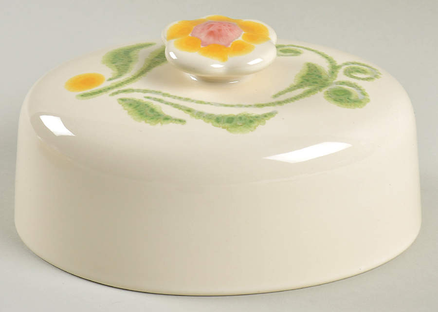 Maypole Lid for Butter/Cheese by Franciscan-1