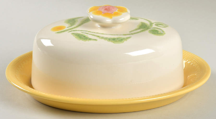Maypole Covered Butter/Cheese by Franciscan-1