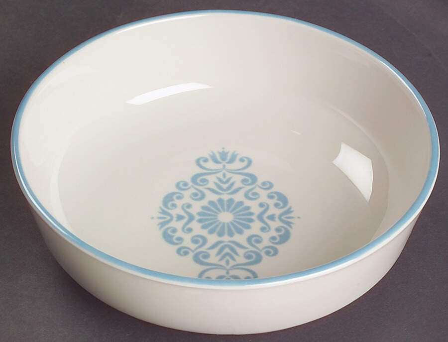 Medallion Blue Soup/Cereal Bowl by Franciscan-1