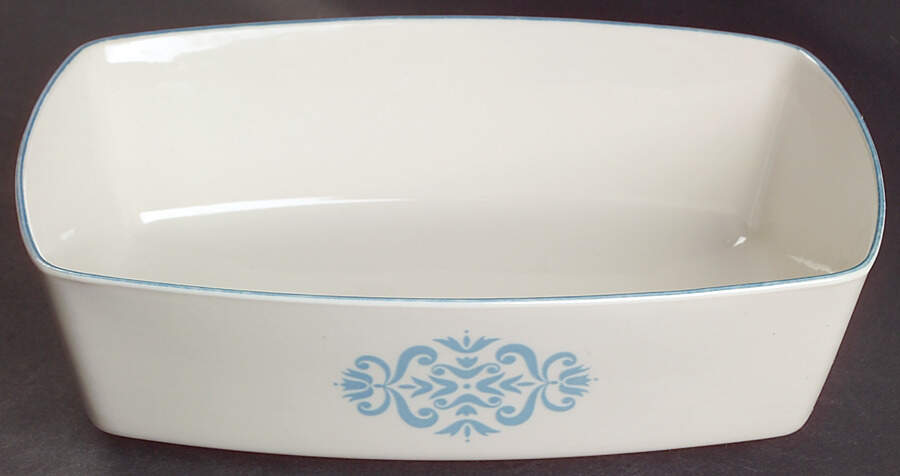 Medallion Blue 8" Oval Vegetable Bowl by Franciscan-1