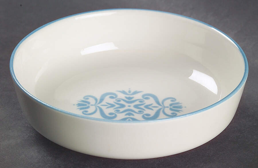 Medallion Blue Fruit/Dessert (Sauce) Bowl by Franciscan-1