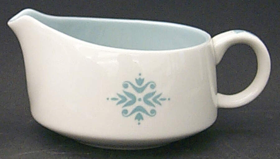 Medallion Blue Creamer by Franciscan-1