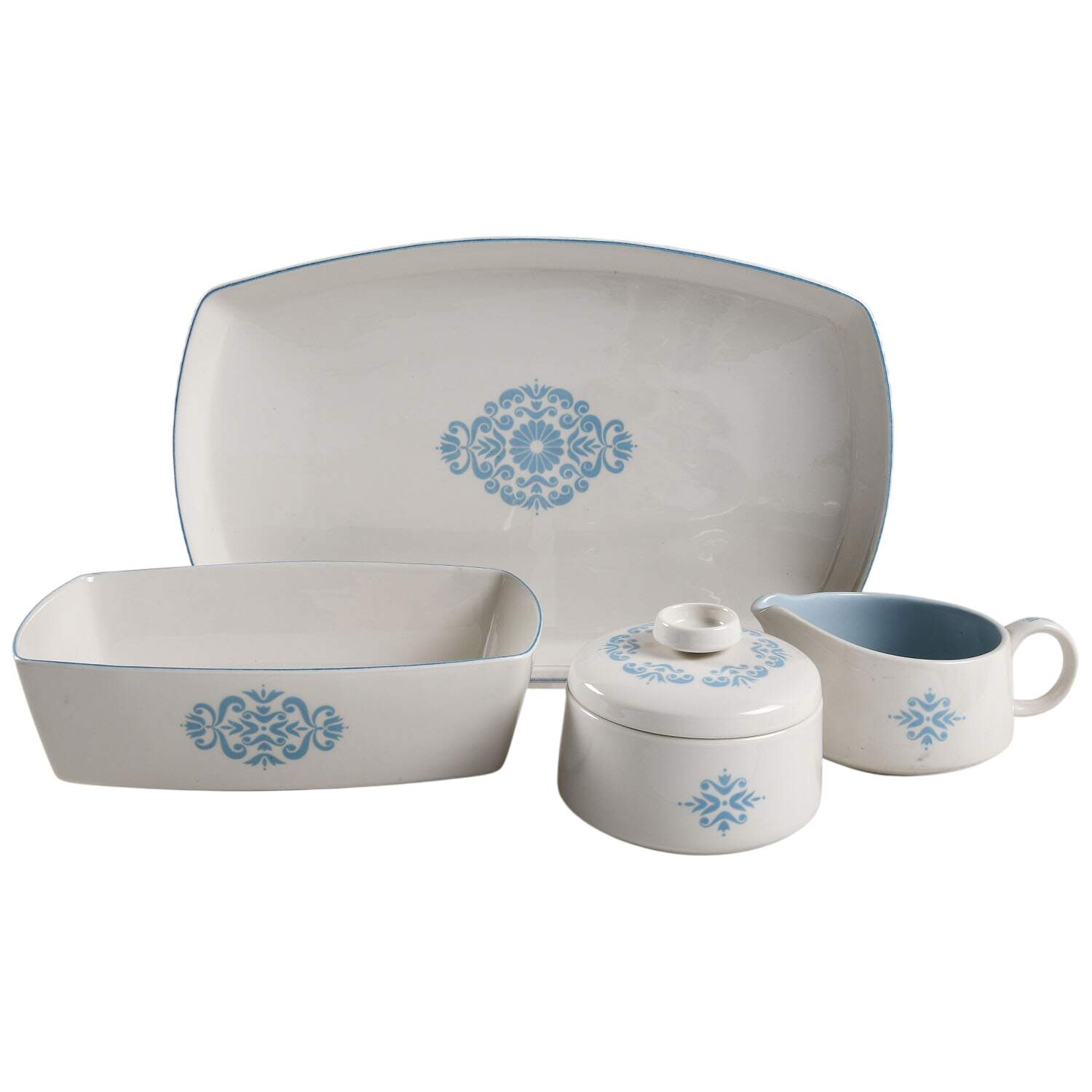 Medallion Blue 5 Piece Hostess Set by Franciscan-1