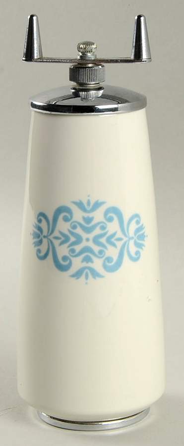 Medallion Blue Pepper Mill by Franciscan-1