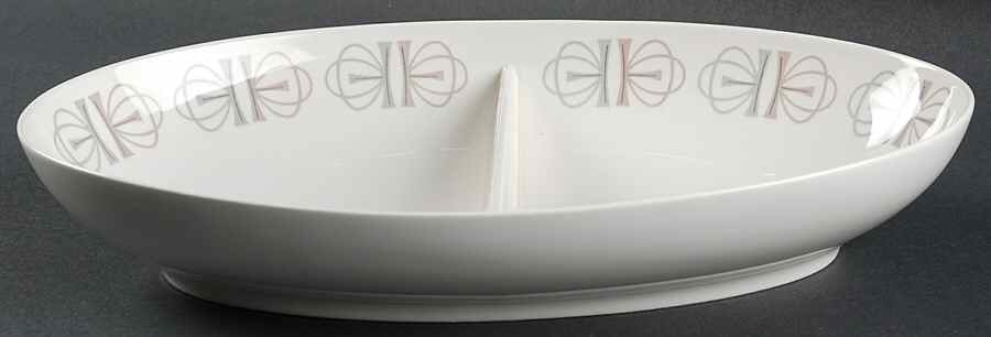 Merry Go Round 11" Oval Divided Vegetable Bowl by Franciscan-1
