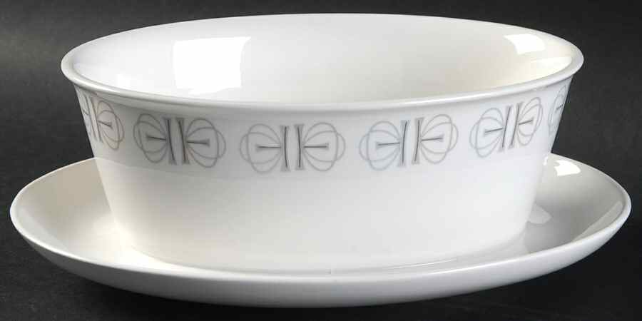 Merry Go Round Gravy Boat with Attached Underplate by Franciscan-1