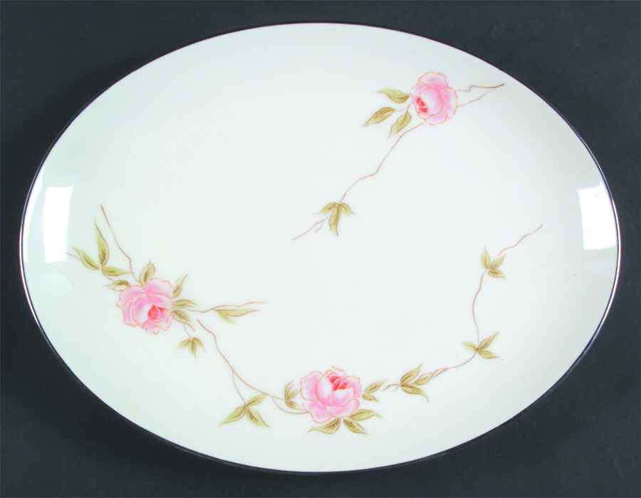 Melrose 12" Oval Serving Platter by Franciscan-1