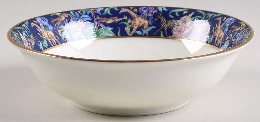 Menagerie Blue Coupe Cereal Bowl by Franciscan-1