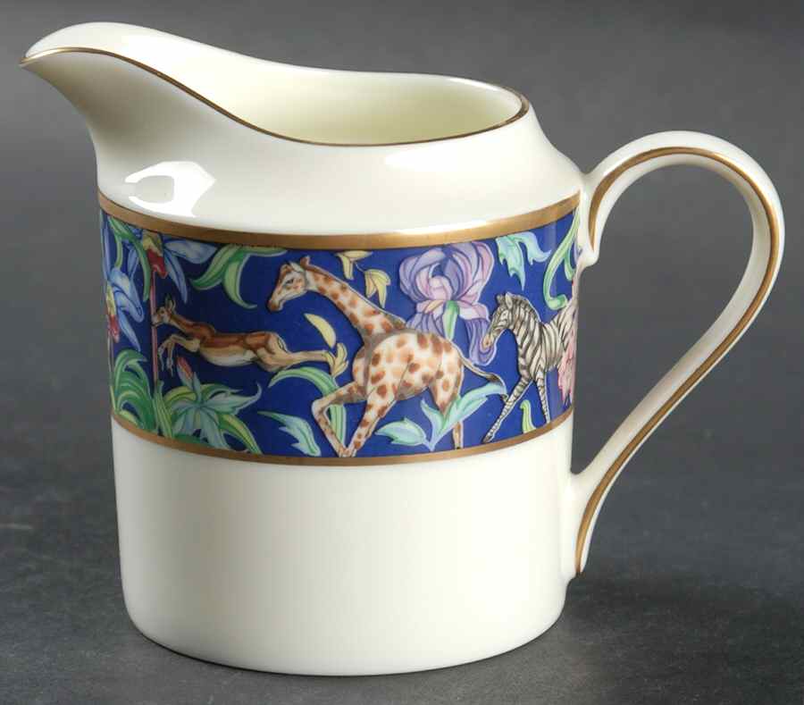 Menagerie Blue Creamer by Franciscan-1