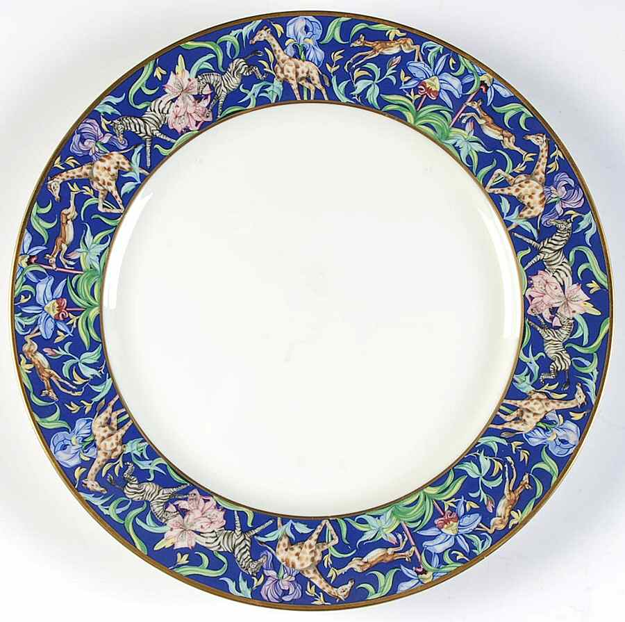 Menagerie Blue Dinner Plate by Franciscan-1