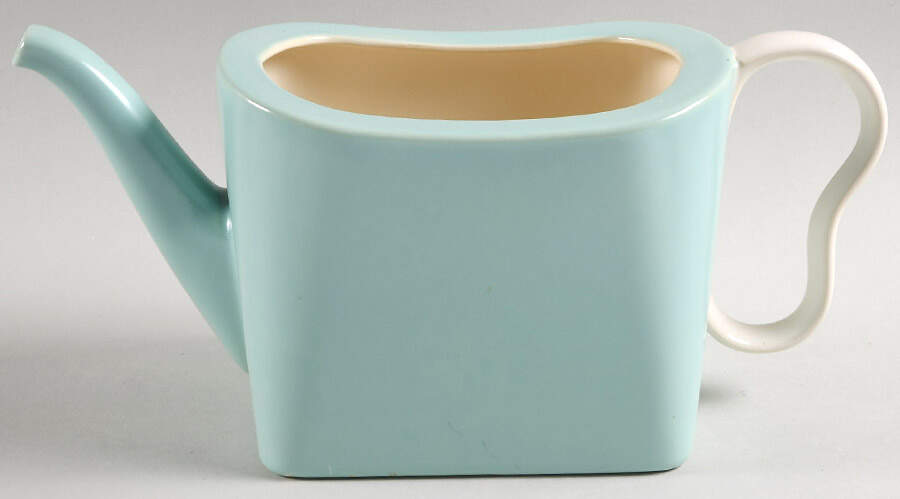 Metropolitan Aqua (Turquoise) Teapot No Lid by Franciscan-1