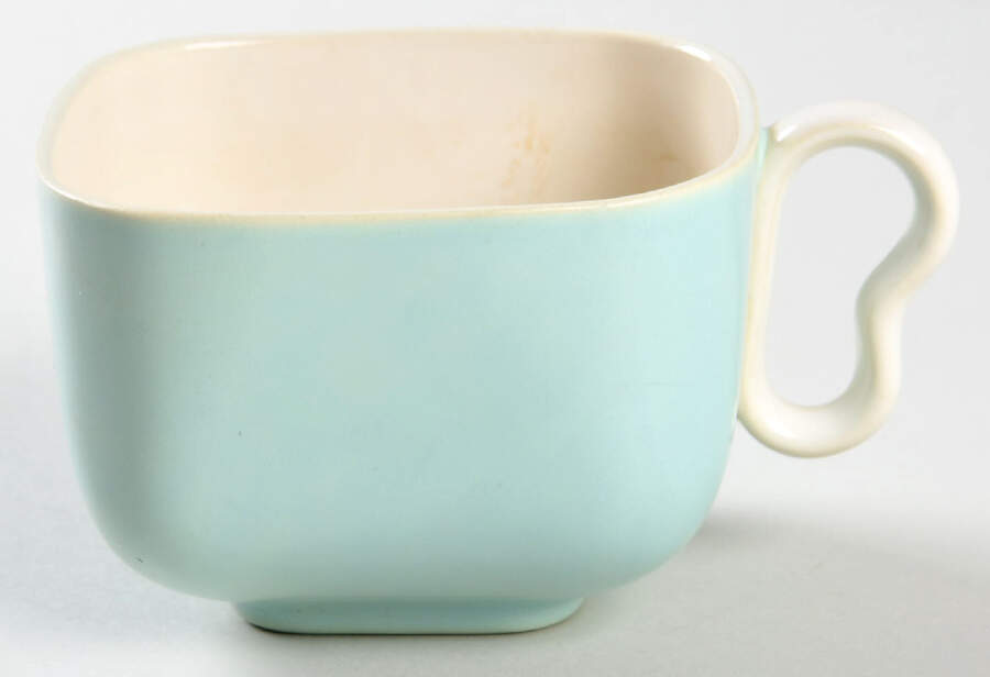Metropolitan Aqua (Turquoise) Flat Cup by Franciscan-1