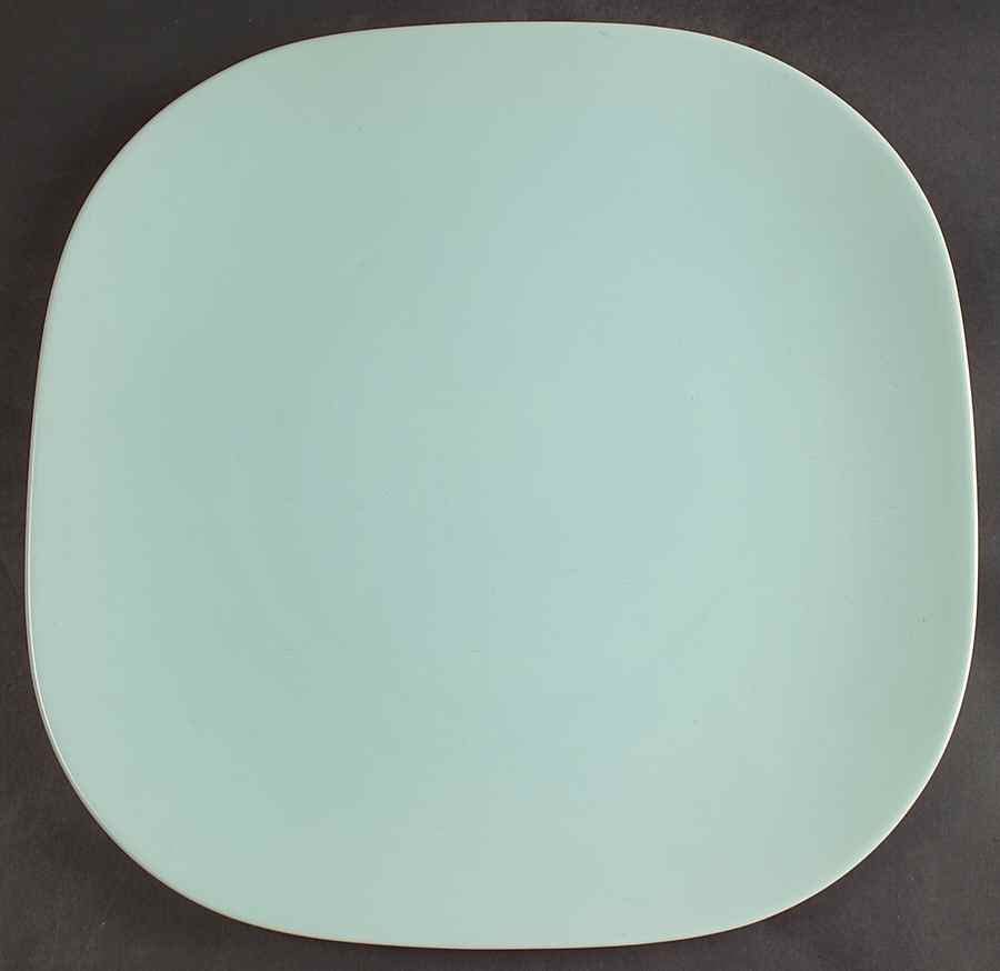 Metropolitan Aqua (Turquoise) 13" Chop Plate (Round Platter) by Franciscan-1