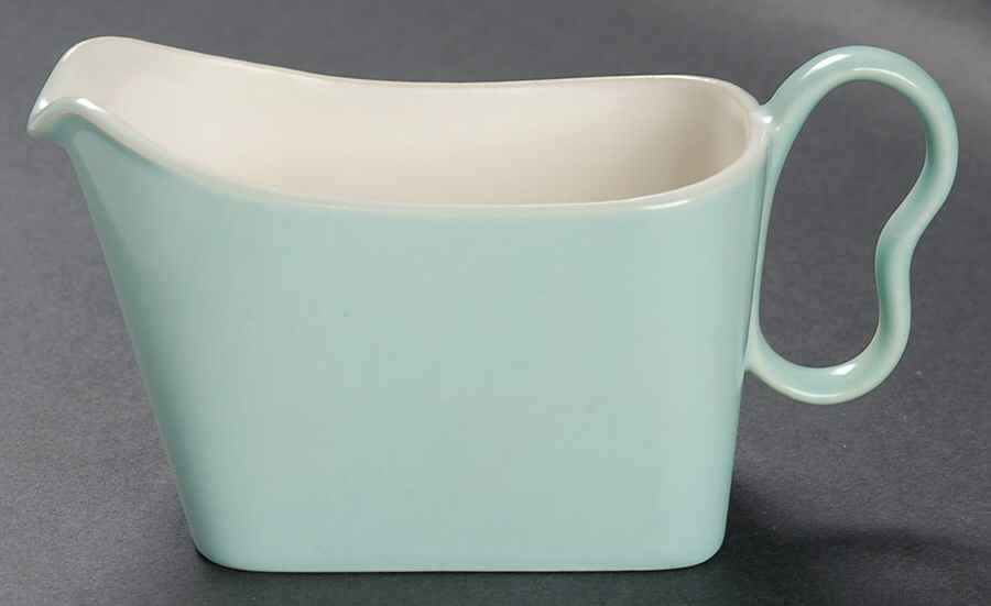 Metropolitan Aqua (Turquoise) Creamer by Franciscan-1