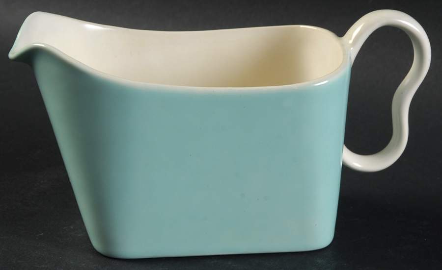 Metropolitan Aqua (Turquoise) Creamer by Franciscan-1