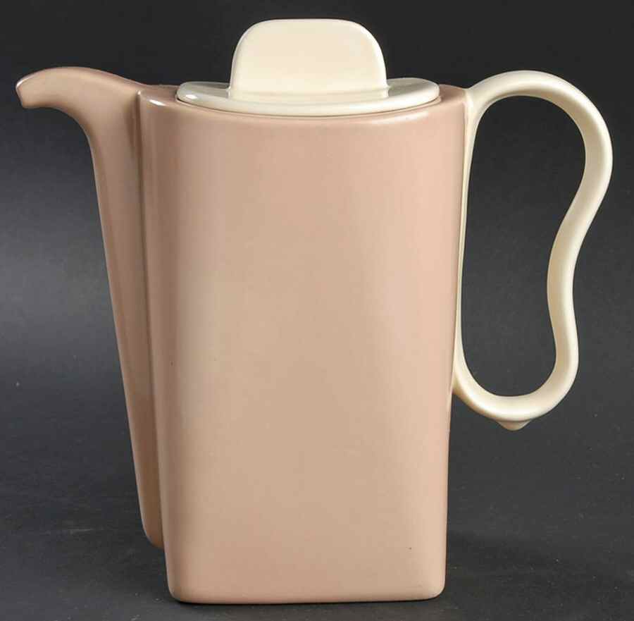 Metropolitan Coral Coffee Pot & Lid by Franciscan-1