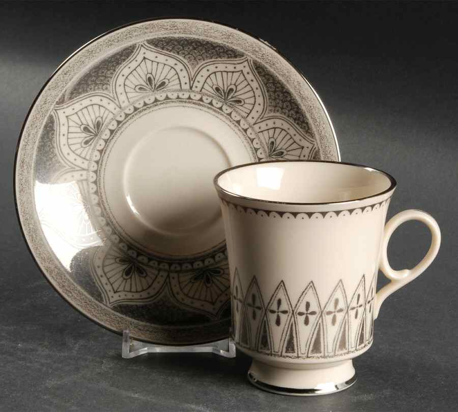 Minaret Footed Cup & Saucer Set by Franciscan-1