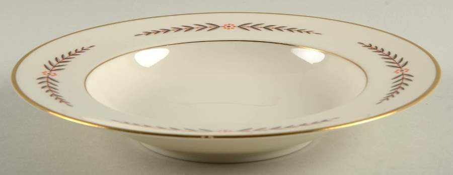 Mountain Laurel Rim Soup Bowl by Franciscan-1