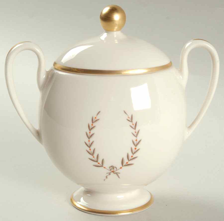 Mountain Laurel Sugar Bowl & Lid by Franciscan-1