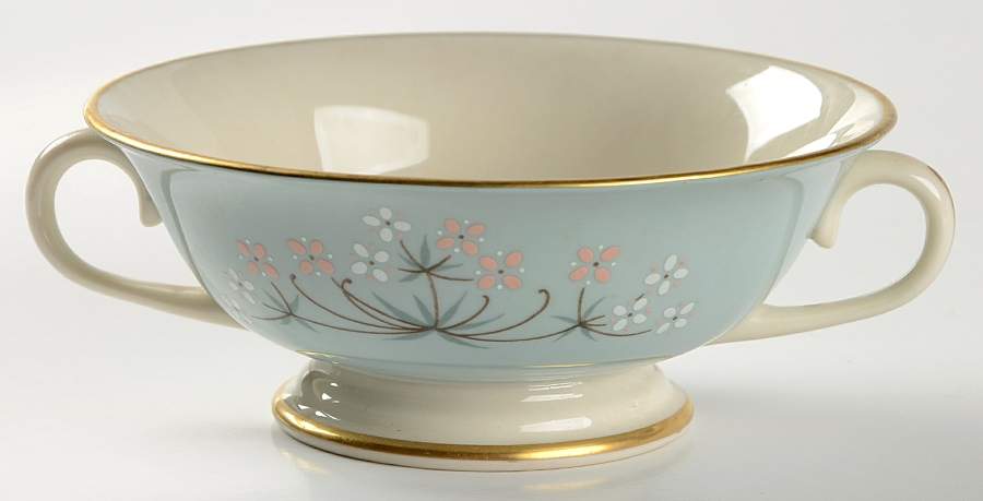 Montecito (Fine China) Footed Cream Soup Bowl by Franciscan-1