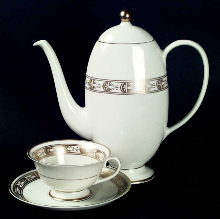 Monterey (Gold) Coffee Pot & Lid by Franciscan-1