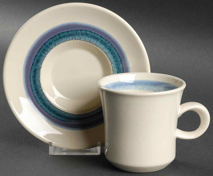 Moondance Flat Cup & Saucer Set by Franciscan-1
