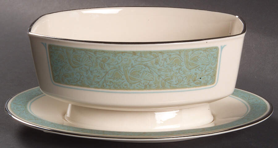 Nightingale Gravy Boat & Underplate by Franciscan-1