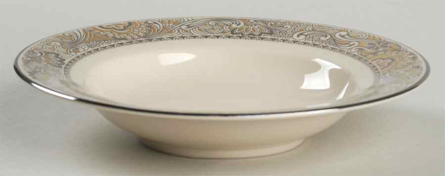 Nouvelle Ivory Rim Fruit/Dessert (Sauce) Bowl by Franciscan-1