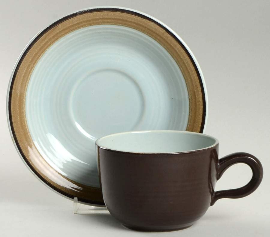 Nut Tree (England) Flat Cup & Saucer Set by Franciscan-1