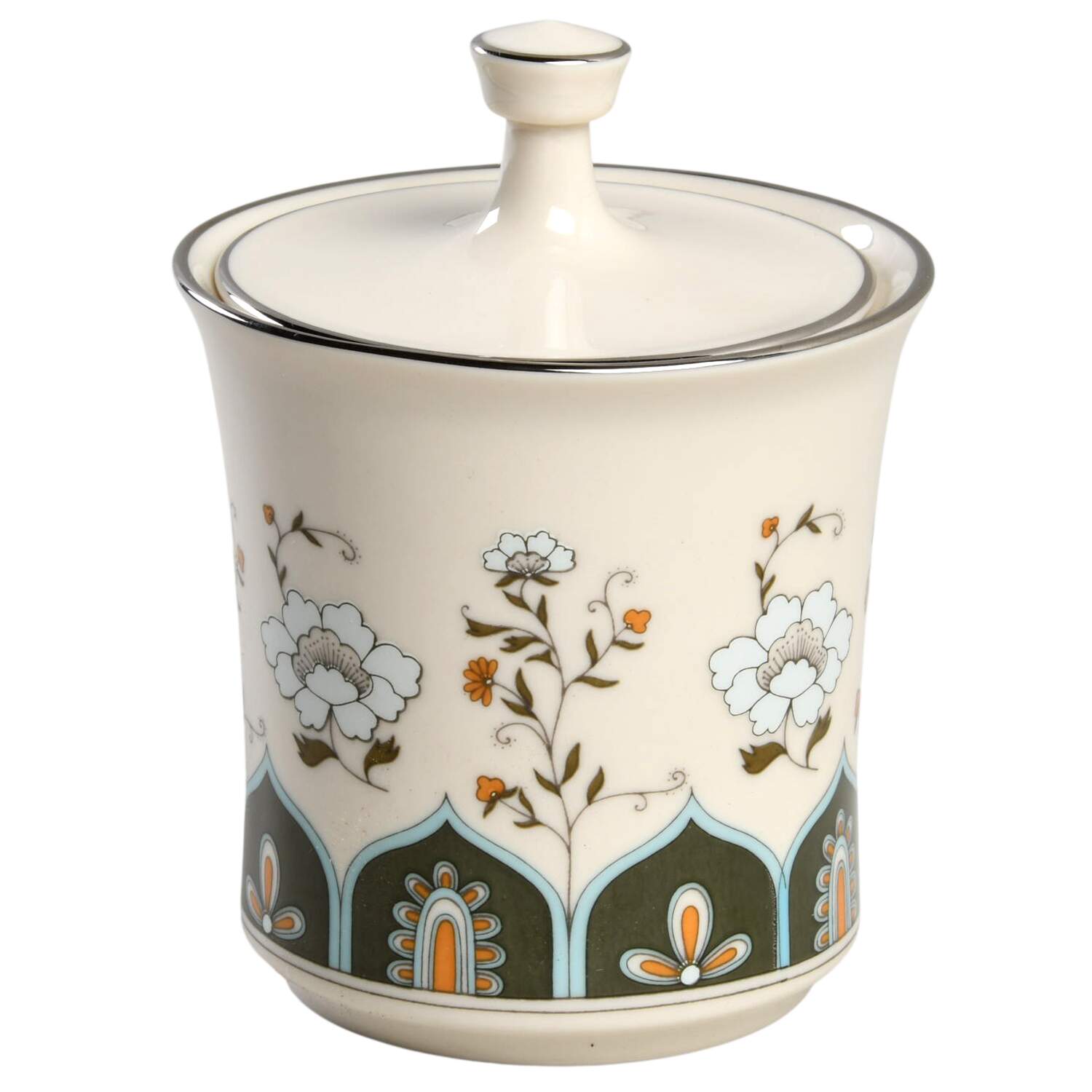 Ondine Sugar Bowl & Lid by Franciscan-1