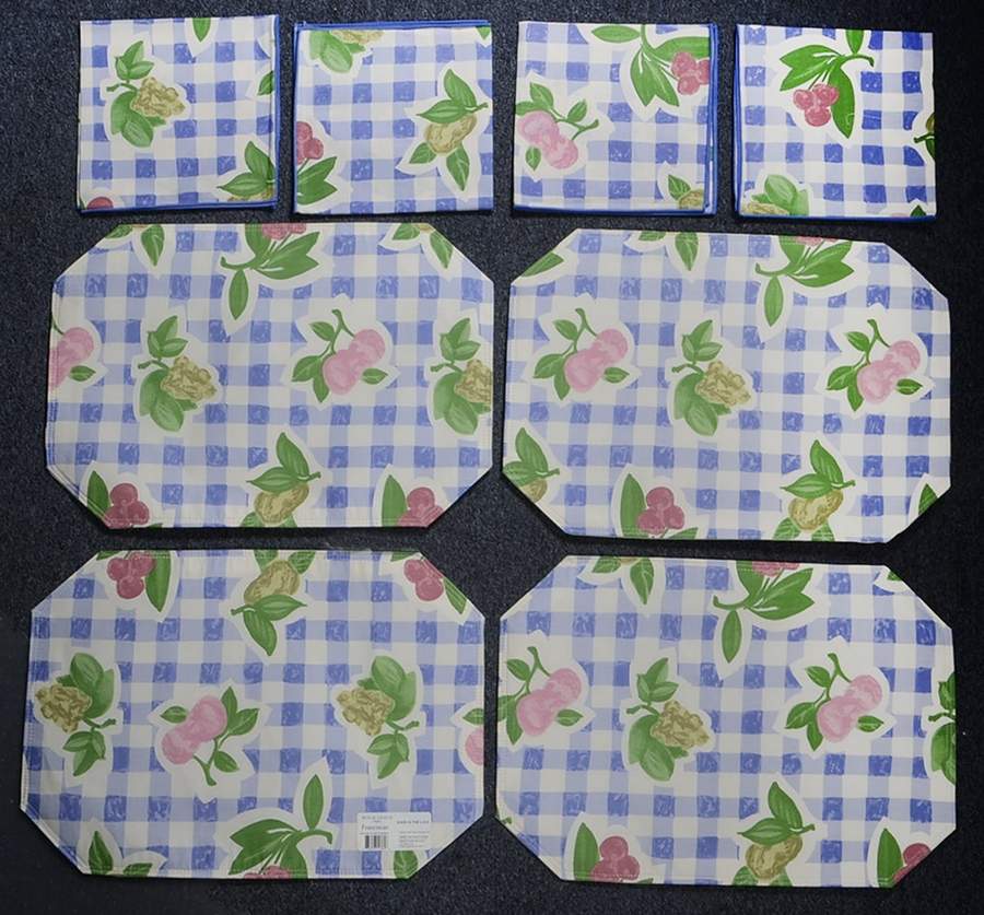 Orchard Glade (4 Each) Placemat and Napkin Sets by Franciscan-1