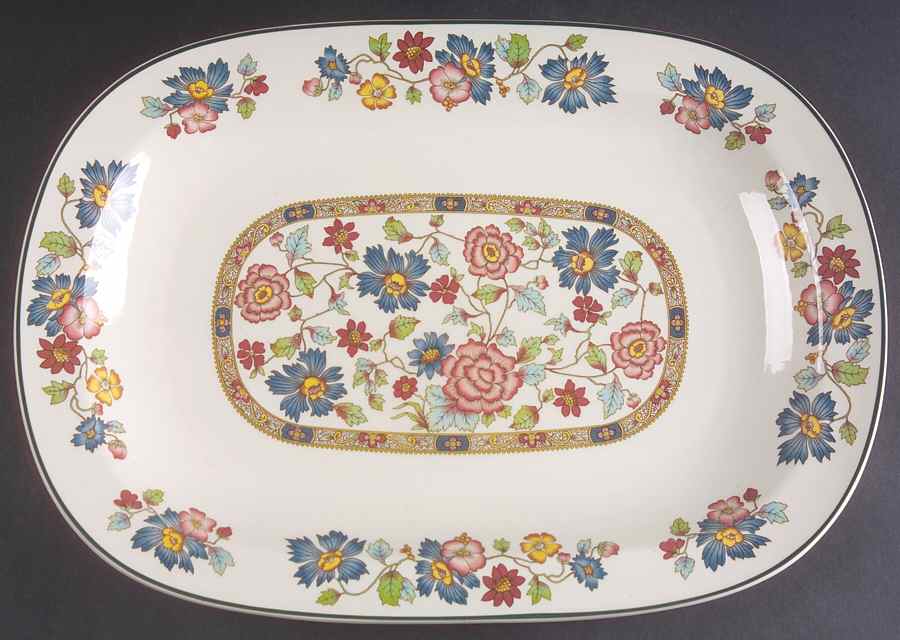 Orient 15" Oval Serving Platter by Franciscan-1