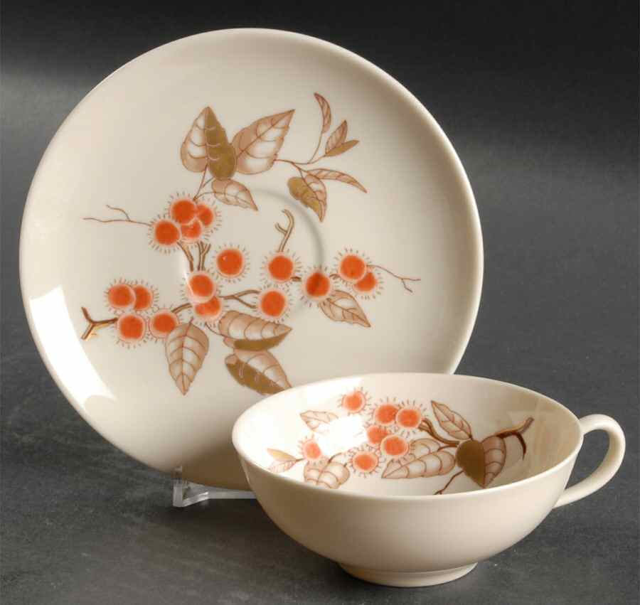 Palo Alto Flat Cup & Saucer Set by Franciscan-1