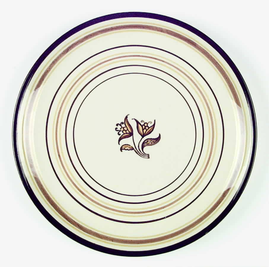 Padua Creme Brown 11" Chop Plate (Round Platter) by Franciscan-1