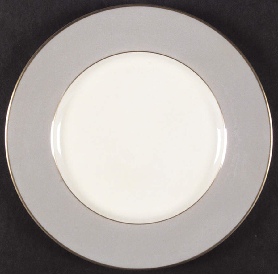 Palomar Grey (Gold Trim) Dinner Plate by Franciscan-1