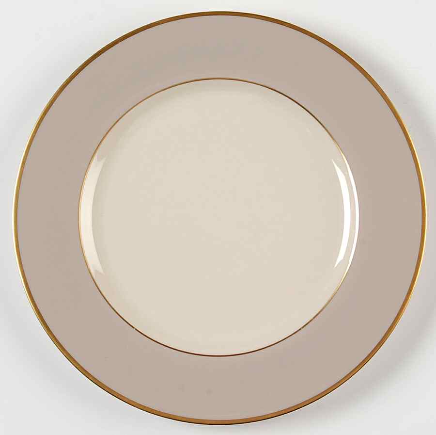 Palomar Grey (Gold Trim) Luncheon Plate by Franciscan-1