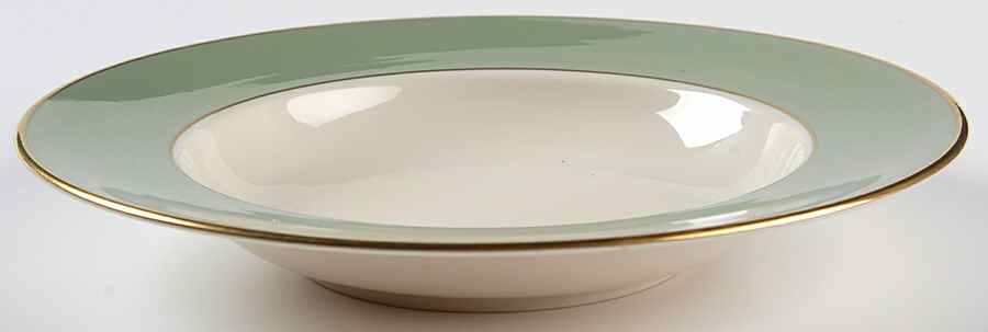 Palomar Jasper (Light Green) Rim Soup Bowl by Franciscan-1