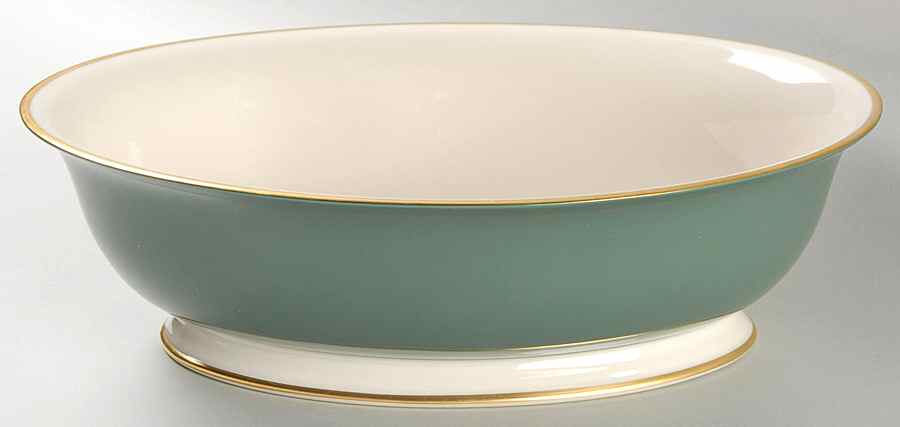 Palomar Jade (Dark Green) 9" Oval Vegetable Bowl by Franciscan-1