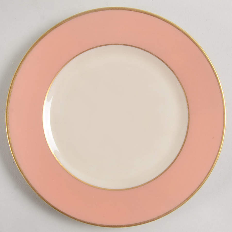 Palomar Cameo Pink (Gold Trim) Bread & Butter Plate by Franciscan-1
