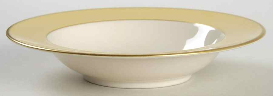 Palomar Yellow Rim Fruit/Dessert (Sauce) Bowl by Franciscan-1