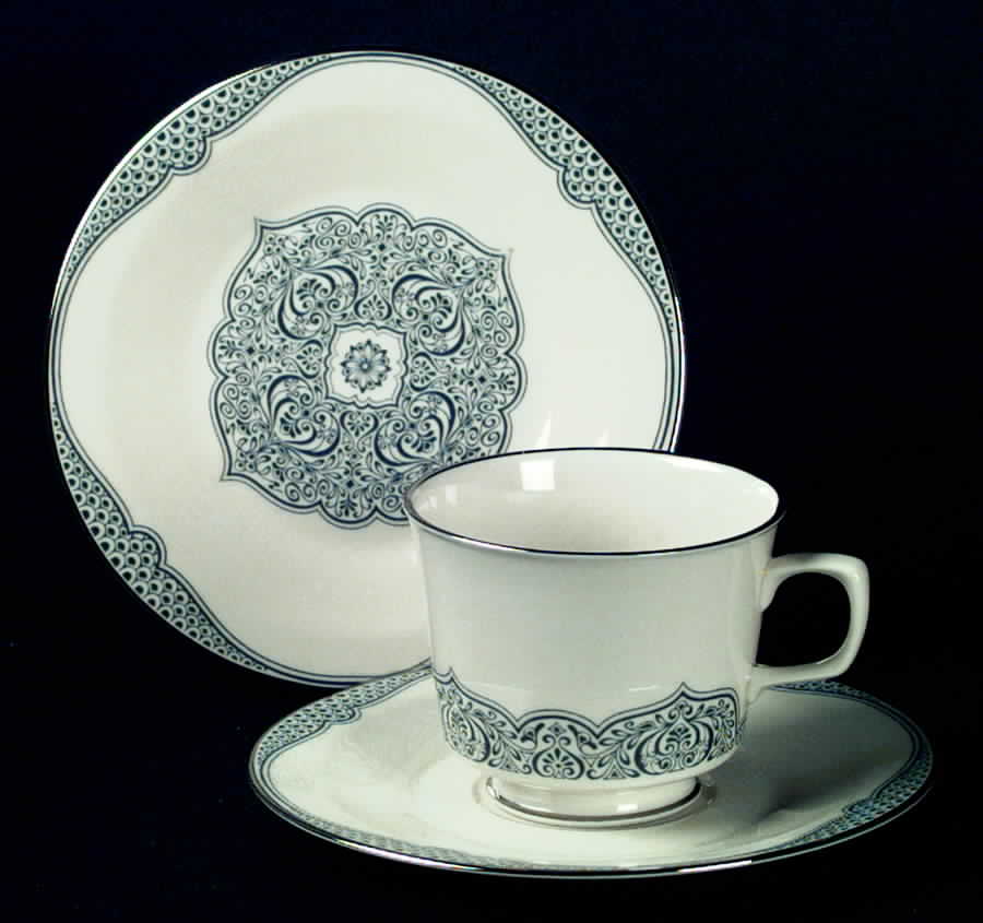 Petalpoint Footed Cup & Saucer Set by Franciscan-1